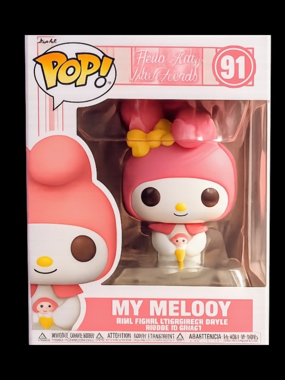 Funko Pop! My Melody Vinyl Figure - Pink, White & Yellow NWT